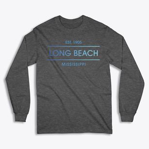 Long Beach Mississippi Horizon Classic Long Sleeve T-Shirt