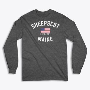 Sheepscot Maine Patriot Classic Long Sleeve T-Shirt