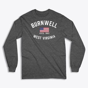 Burnwell West Virginia Patriot Classic Long Sleeve T-Shirt