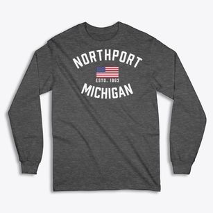 Northport Michigan Patriot Classic Long Sleeve T-Shirt