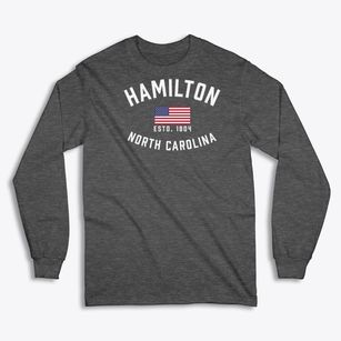 Hamilton North Carolina Patriot Classic Long Sleeve T-Shirt