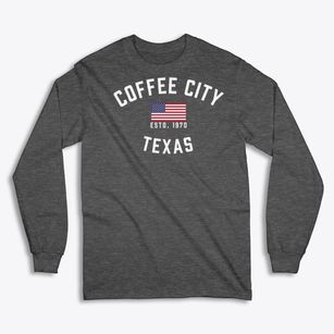 Coffee City Texas Patriot Classic Long Sleeve T-Shirt