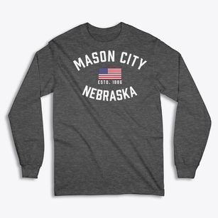 Mason City Nebraska Patriot Classic Long Sleeve T-Shirt