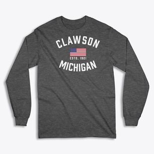 Clawson Michigan Patriot Classic Long Sleeve T-Shirt