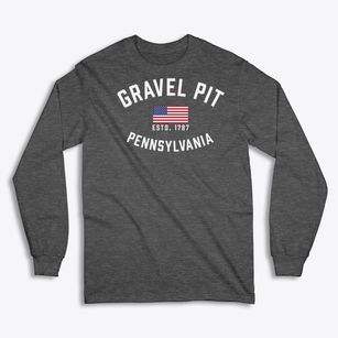 Gravel Pit Pennsylvania Patriot Classic Long Sleeve T-Shirt