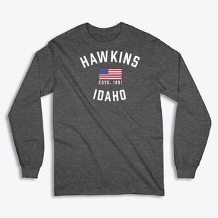Hawkins Idaho Patriot Classic Long Sleeve T-Shirt