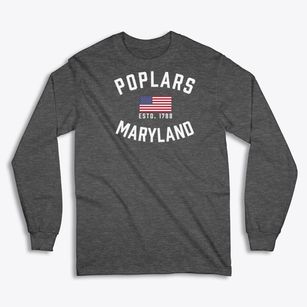 Poplars Maryland Patriot Classic Long Sleeve T-Shirt