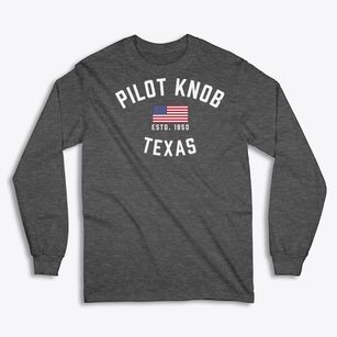 Pilot Knob Texas Patriot Classic Long Sleeve T-Shirt
