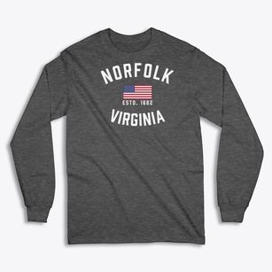 Norfolk Virginia Patriot Classic Long Sleeve T-Shirt