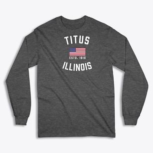 Titus Illinois Patriot Classic Long Sleeve T-Shirt