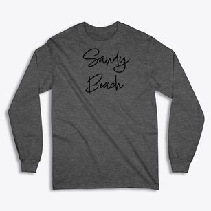 Sandy Beach Connecticut Freestyle Classic Long Sleeve T-Shirt