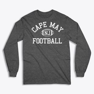 Cape May New Jersey Football Classic Long Sleeve T-Shirt