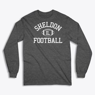 Sheldon Illinois Football Classic Long Sleeve T-Shirt