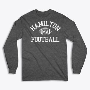 Hamilton Massachusetts Football Classic Long Sleeve T-Shirt
