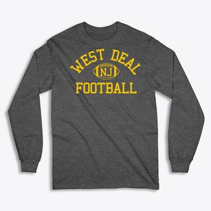 West Deal New Jersey Football Classic Long Sleeve T-Shirt