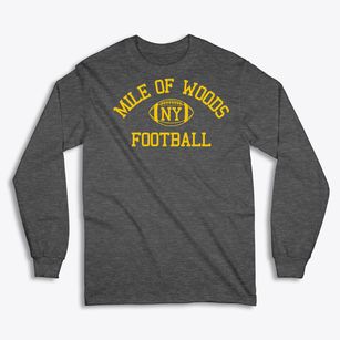 Mile Of Woods New York Football Classic Long Sleeve T-Shirt