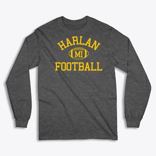 Harlan Michigan Football Classic Long Sleeve T-Shirt