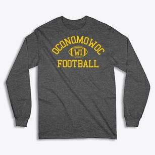 Oconomowoc Wisconsin Football Classic Long Sleeve T-Shirt