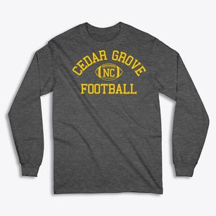 Cedar Grove North Carolina Football Classic Long Sleeve T-Shirt