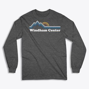 Windham Center Maine Mountain View Classic Long Sleeve T-Shirt