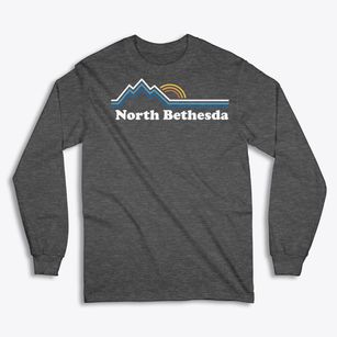 North Bethesda Maryland Mountain View Classic Long Sleeve T-Shirt