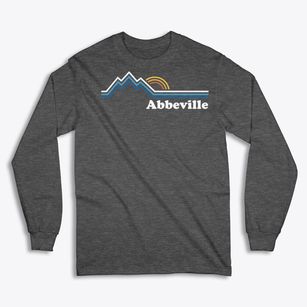Abbeville Mississippi Mountain View Classic Long Sleeve T-Shirt