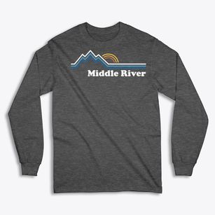 Middle River Minnesota Mountain View Classic Long Sleeve T-Shirt