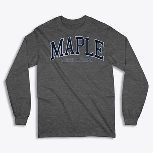 Maple North Carolina Traditional Classic Long Sleeve T-Shirt