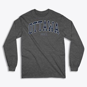 Ottawa Iowa Traditional Classic Long Sleeve T-Shirt