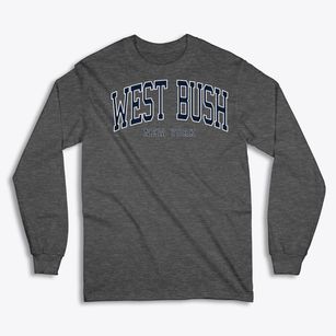 West Bush New York Traditional Classic Long Sleeve T-Shirt