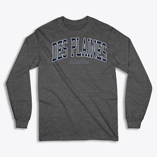 Des Plaines Illinois Traditional Classic Long Sleeve T-Shirt