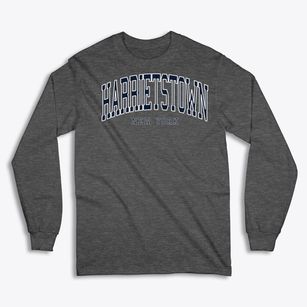 Harrietstown New York Traditional Classic Long Sleeve T-Shirt
