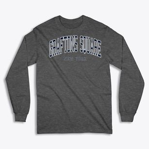 Graftons Square New York Traditional Classic Long Sleeve T-Shirt
