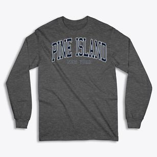 Pine Island New York Traditional Classic Long Sleeve T-Shirt