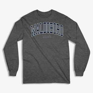 Waldoboro Maine Traditional Classic Long Sleeve T-Shirt