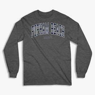 Popham Beach Maine Traditional Classic Long Sleeve T-Shirt