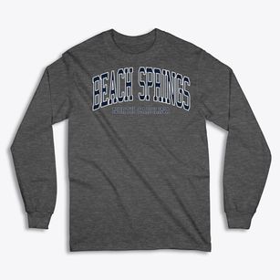 Beach Springs North Carolina Traditional Classic Long Sleeve T-Shirt