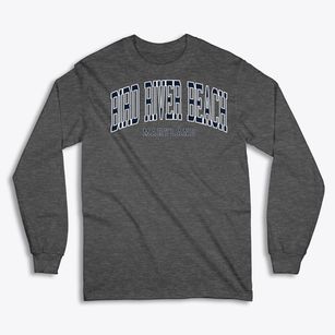 Bird River Beach Maryland Traditional Classic Long Sleeve T-Shirt