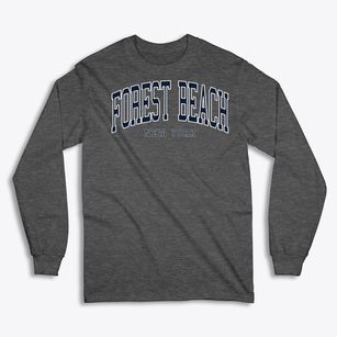Forest Beach New York Traditional Classic Long Sleeve T-Shirt