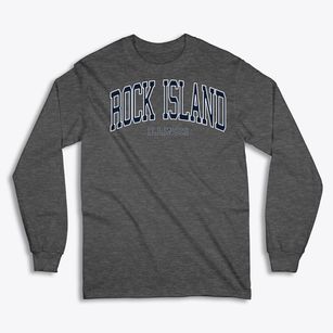 Rock Island Illinois Traditional Classic Long Sleeve T-Shirt