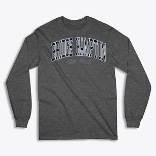Bridge Hampton New York Traditional Classic Long Sleeve T-Shirt