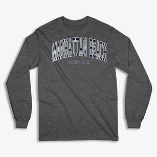 Manhattan Beach California Traditional Classic Long Sleeve T-Shirt