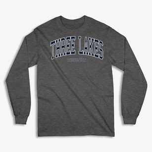 Three Lakes Wisconsin Traditional Classic Long Sleeve T-Shirt