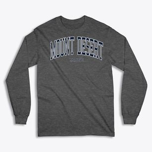 Mount Desert Maine Traditional Classic Long Sleeve T-Shirt