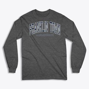 Franklin Town Massachusetts Traditional Classic Long Sleeve T-Shirt