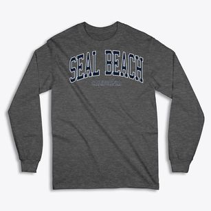 Seal Beach California Traditional Classic Long Sleeve T-Shirt