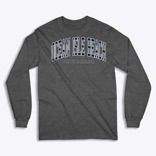 Ocean Isle Beach North Carolina Traditional Classic Long Sleeve T-Shirt