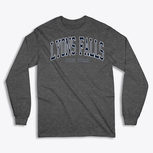 Lyons Falls New York Traditional Classic Long Sleeve T-Shirt