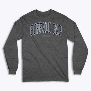 Buffalo Gap Texas Traditional Classic Long Sleeve T-Shirt