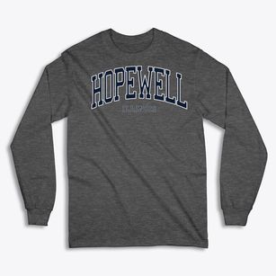 Hopewell Illinois Traditional Classic Long Sleeve T-Shirt